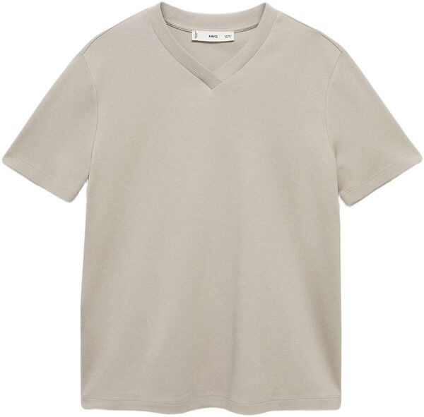 V-neck cotton T-shirt