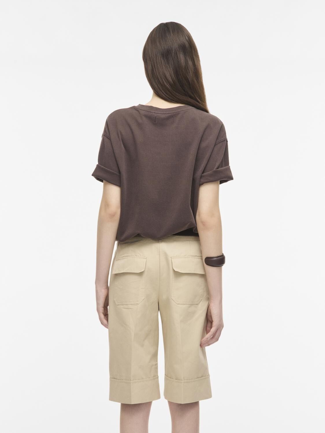 Rousophie 2/4 O-Neck Oversized Tee