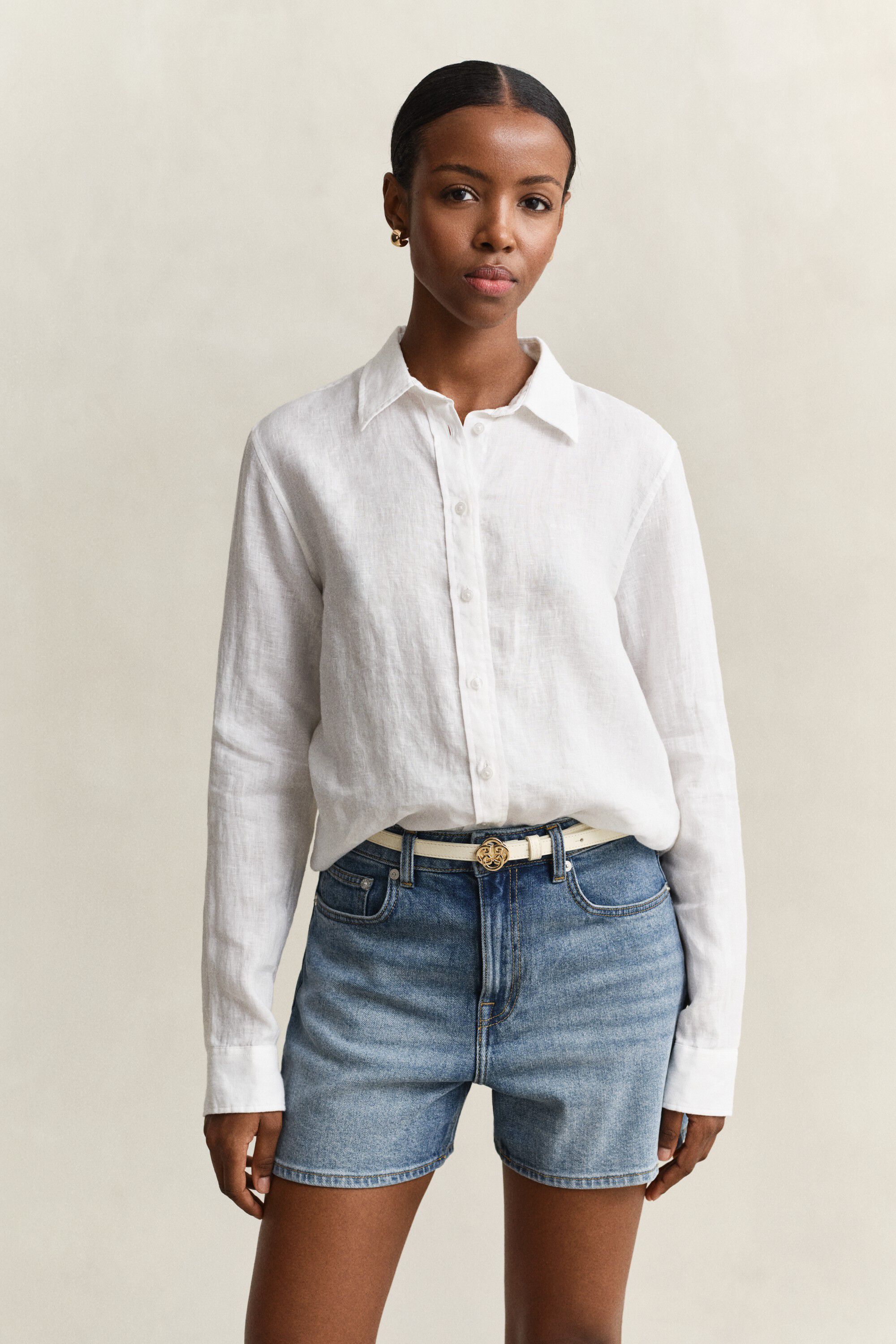 REG LINEN LS SHIRT