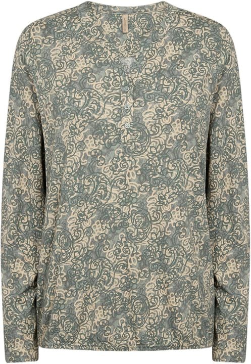 SC-FELICITY AOP 491 Bluse Lysegrøn