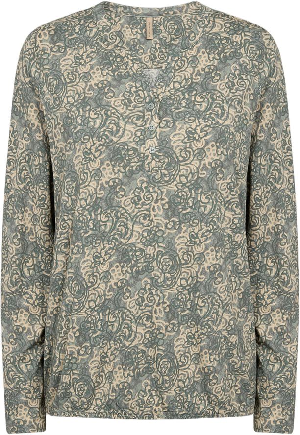 SC-FELICITY AOP 491 Bluse Lysegrøn