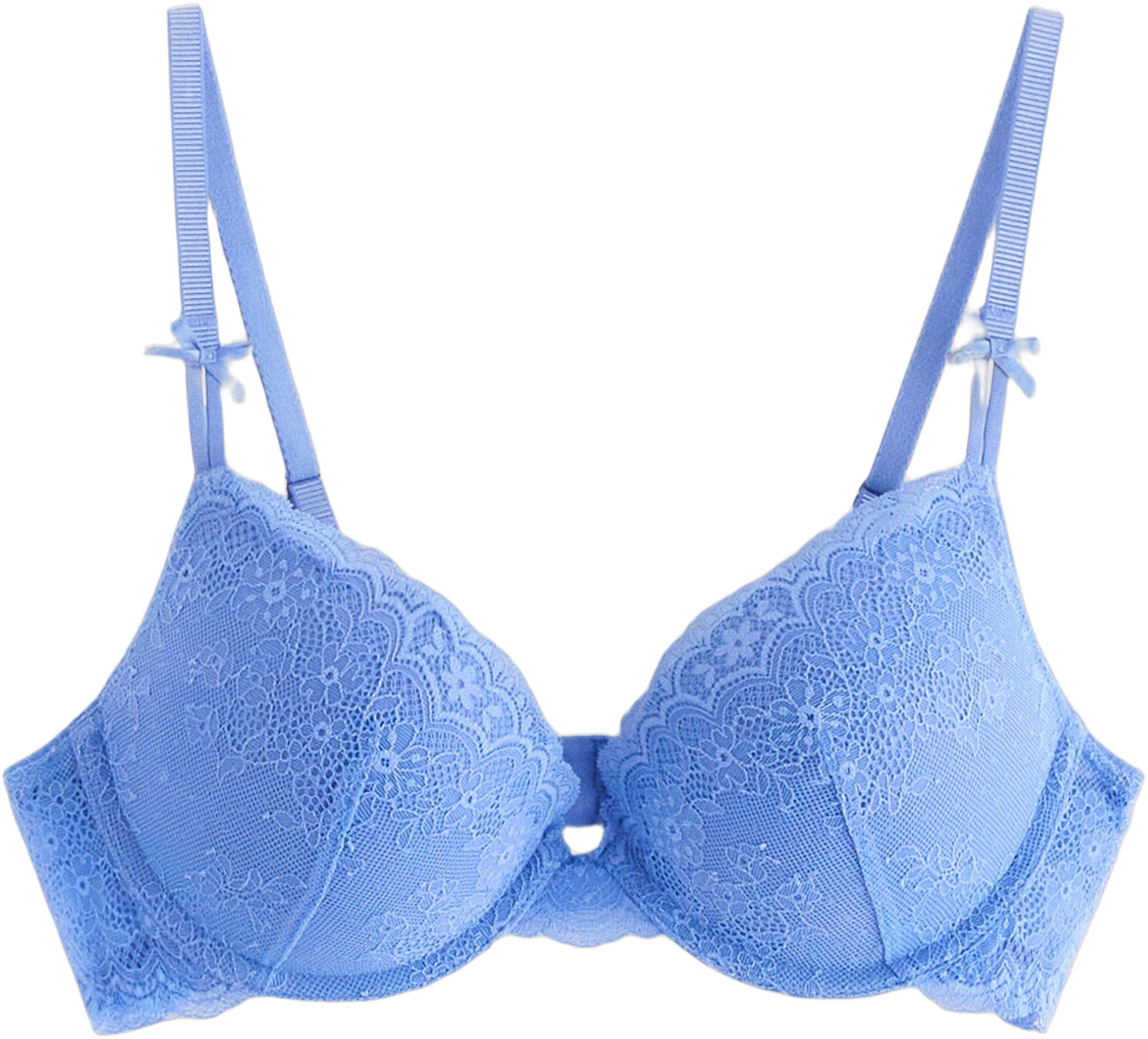 Malva push-up-bh med spets