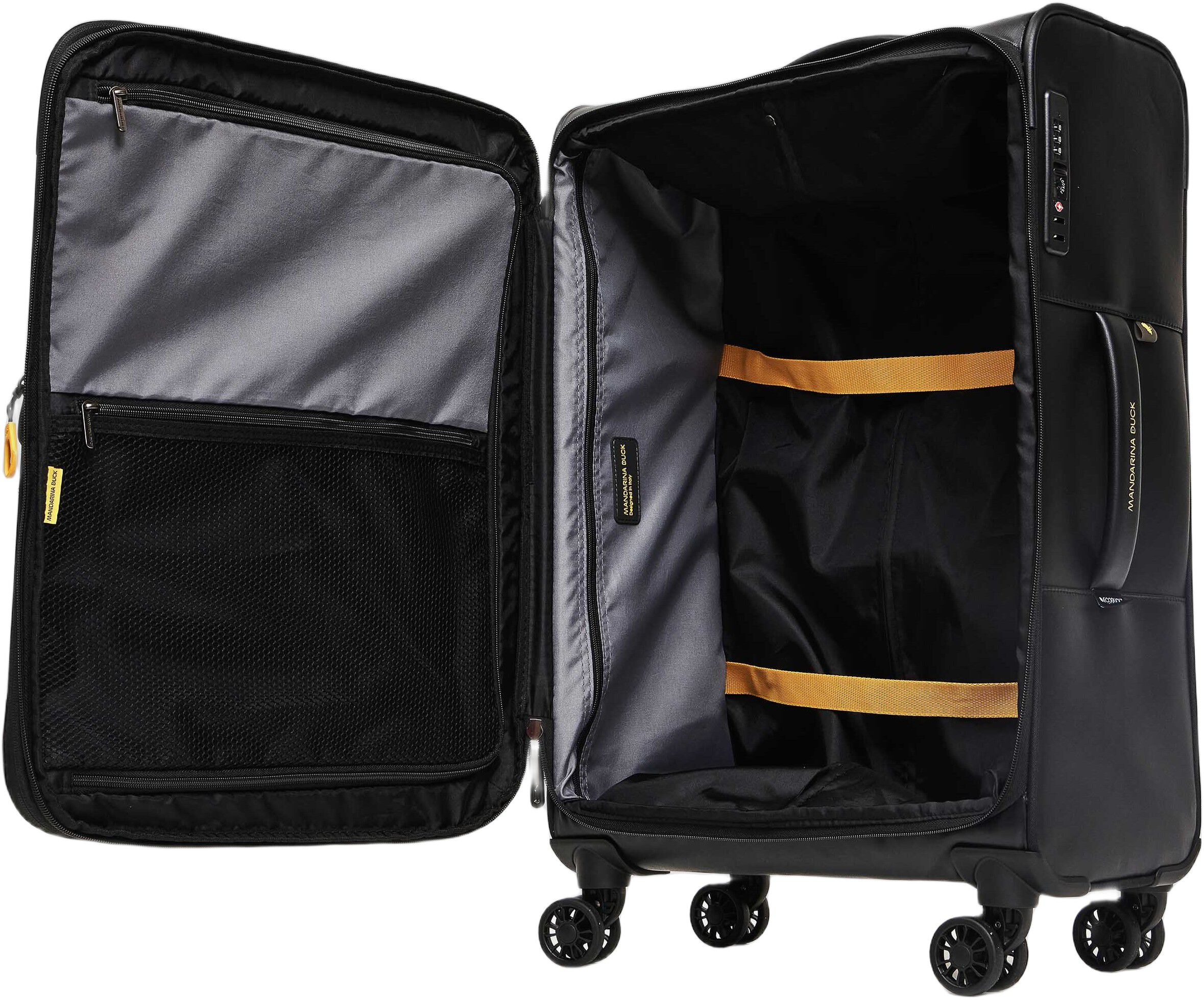 ECO COATED TROLLEY MEDIUM EXP / BLACK