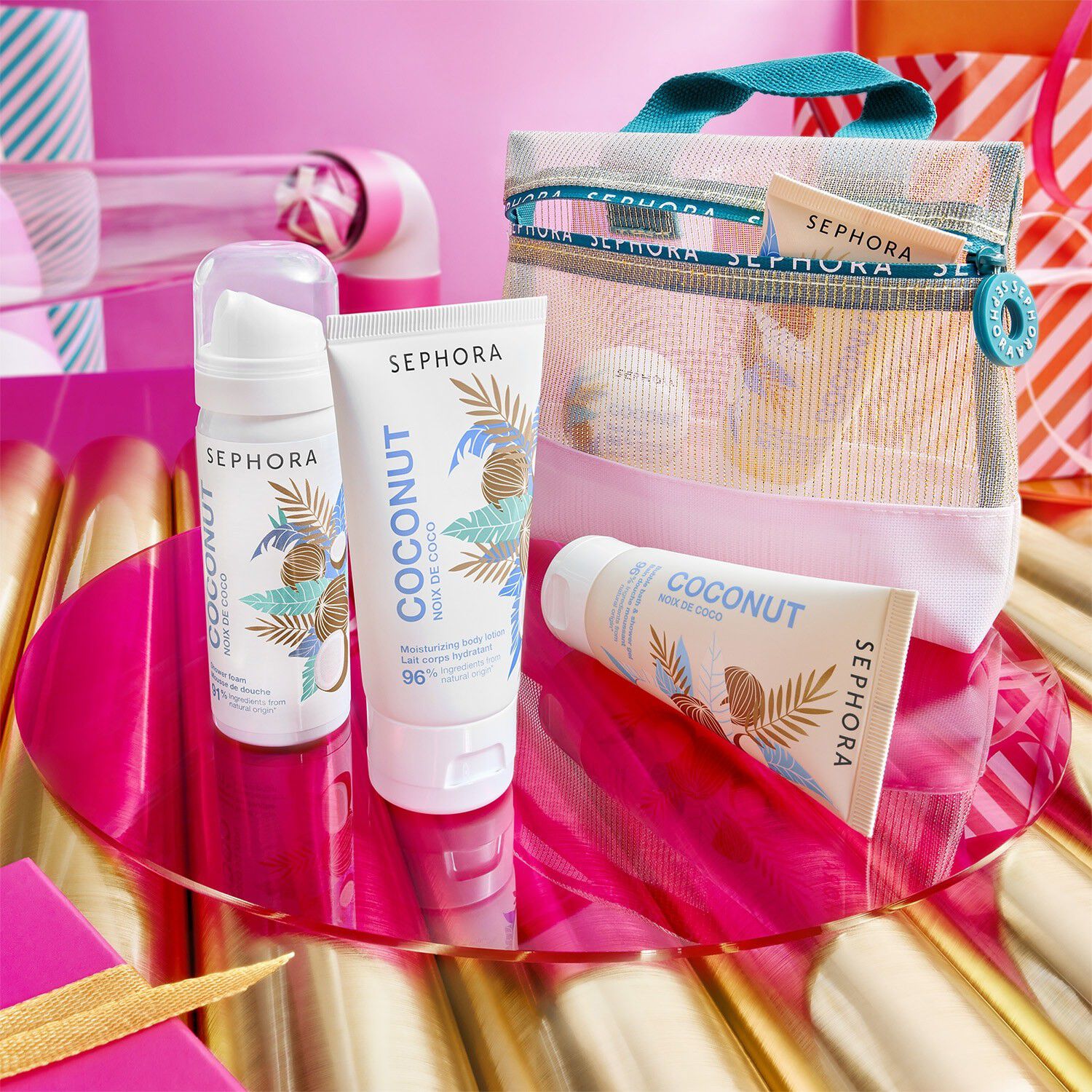 KIT DE MINI PRODUITS SENTEUR COCO - Kokosn&ouml;tsdoft