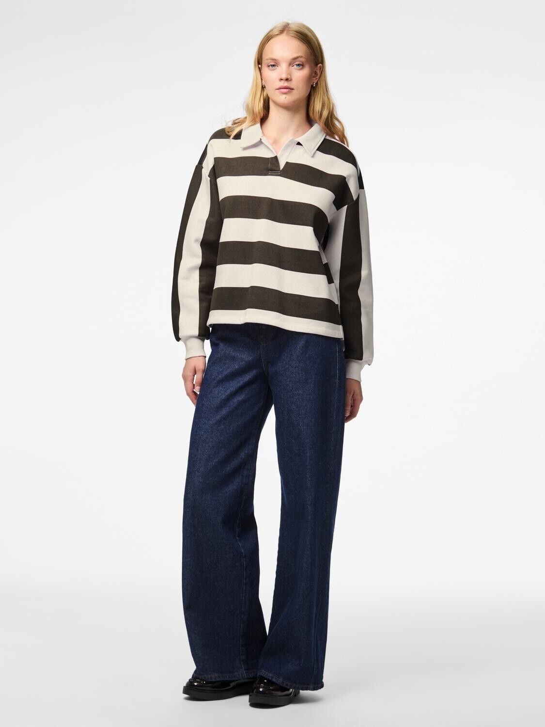 PCFILUCCA LS LOOSE POLO SHIRT JRS D