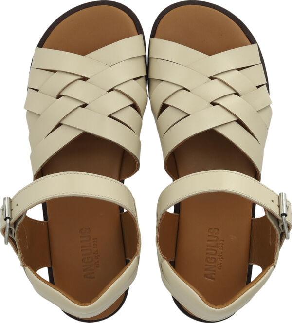 Fletsandal med åben tå og hæl