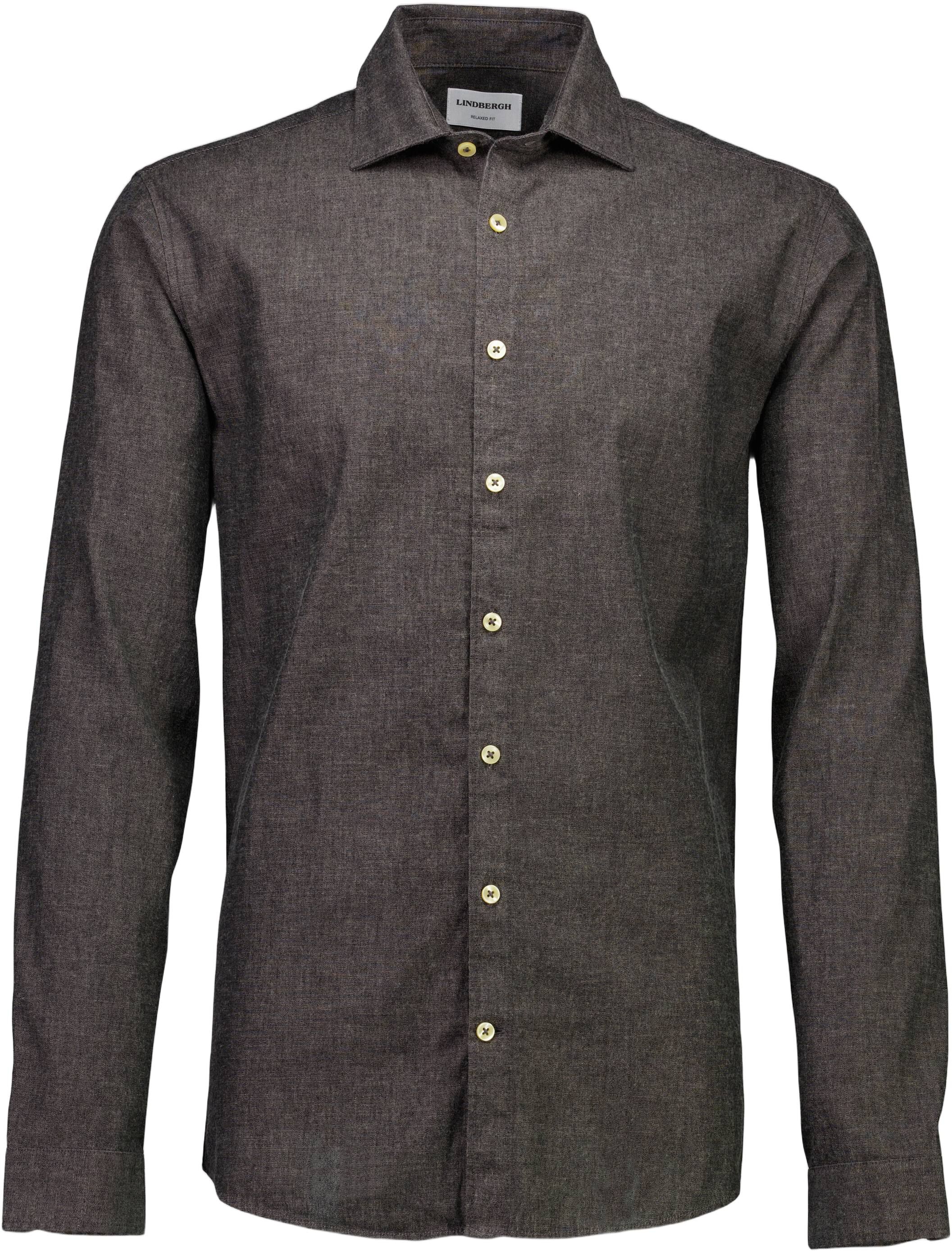 Soft indigo stretch shirt L/S