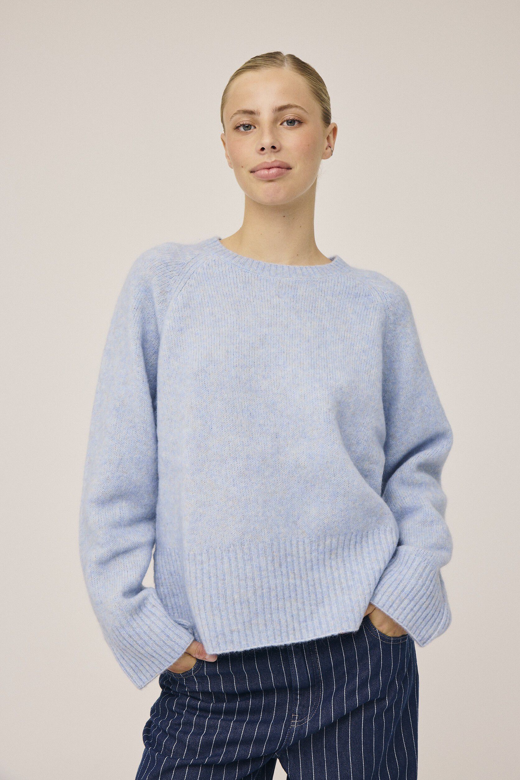 Mai 1 Striksweater - Mohairmix - RWS