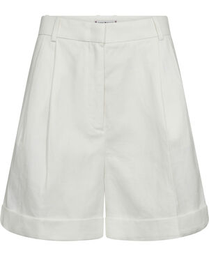 LINEN MIX PLEATED SHORT