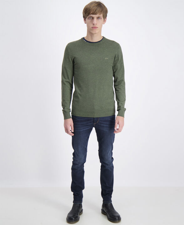 Ecovero L/S o-neck knit