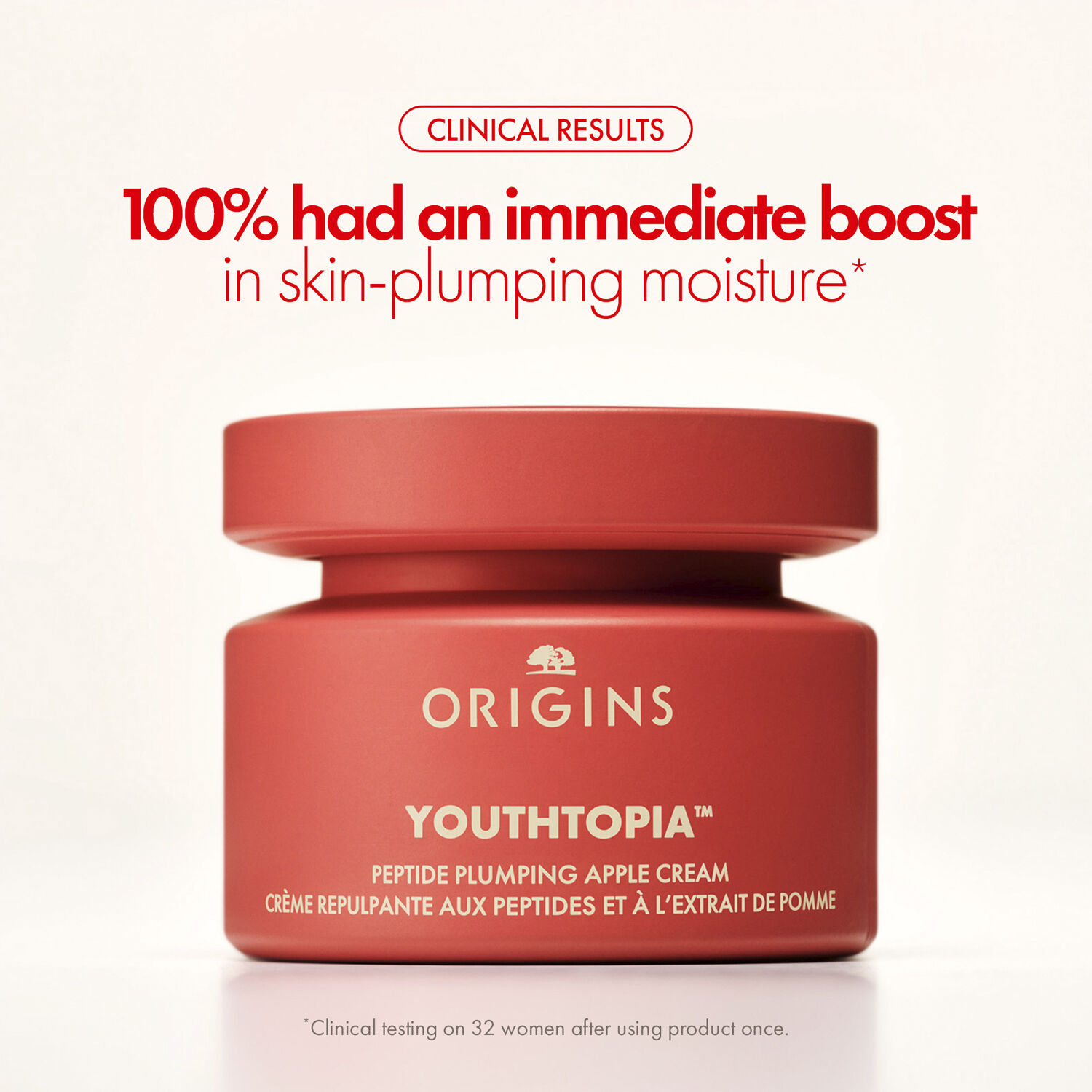 Youthtopia Peptide Plumping Apple Cream Moisturizer