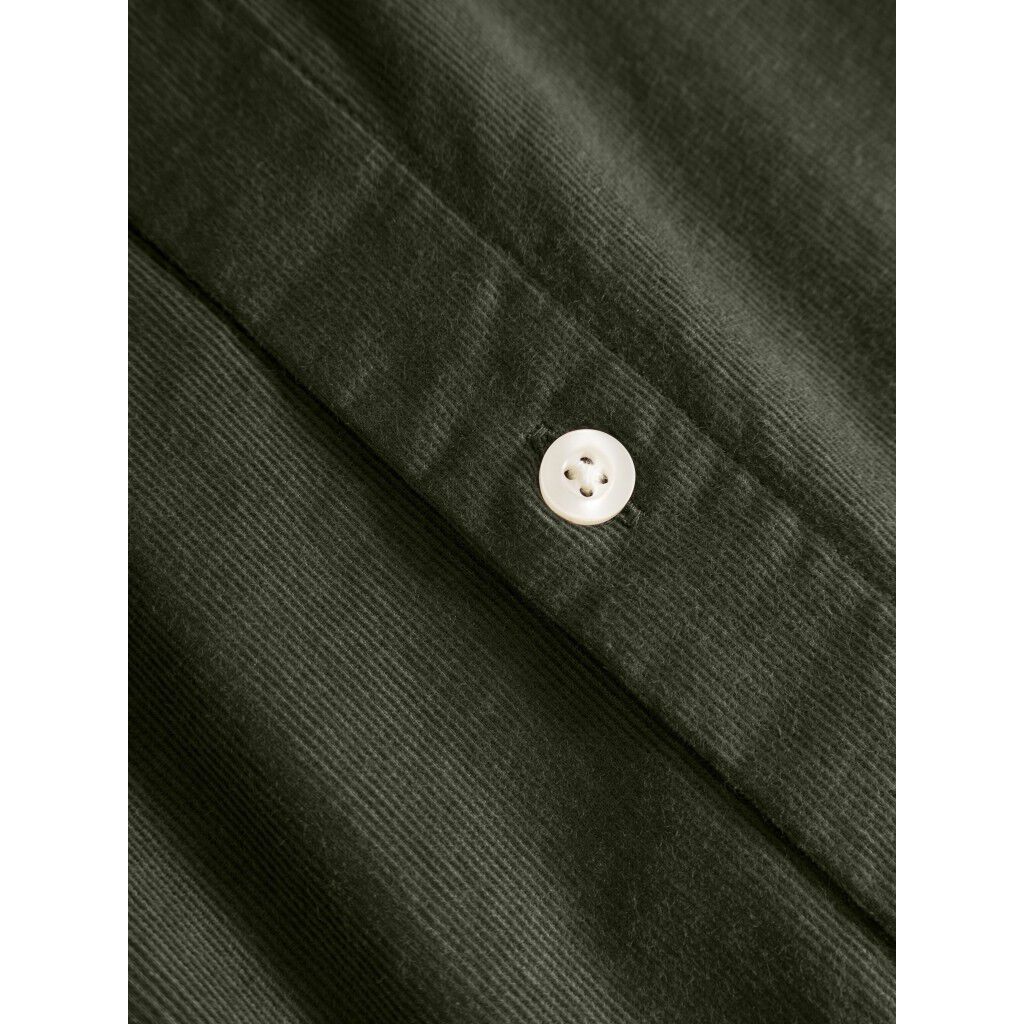 Regular fit corduroy shirt - GOTS/Vegan