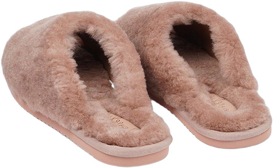 KVINA - OPEN SHEARLING SLIPPER