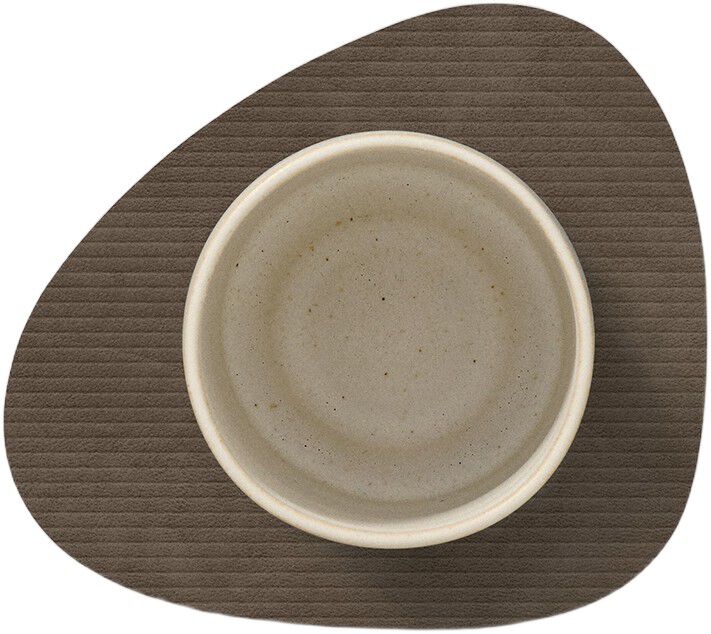 Glass Mat Curve Corduroy Caviar