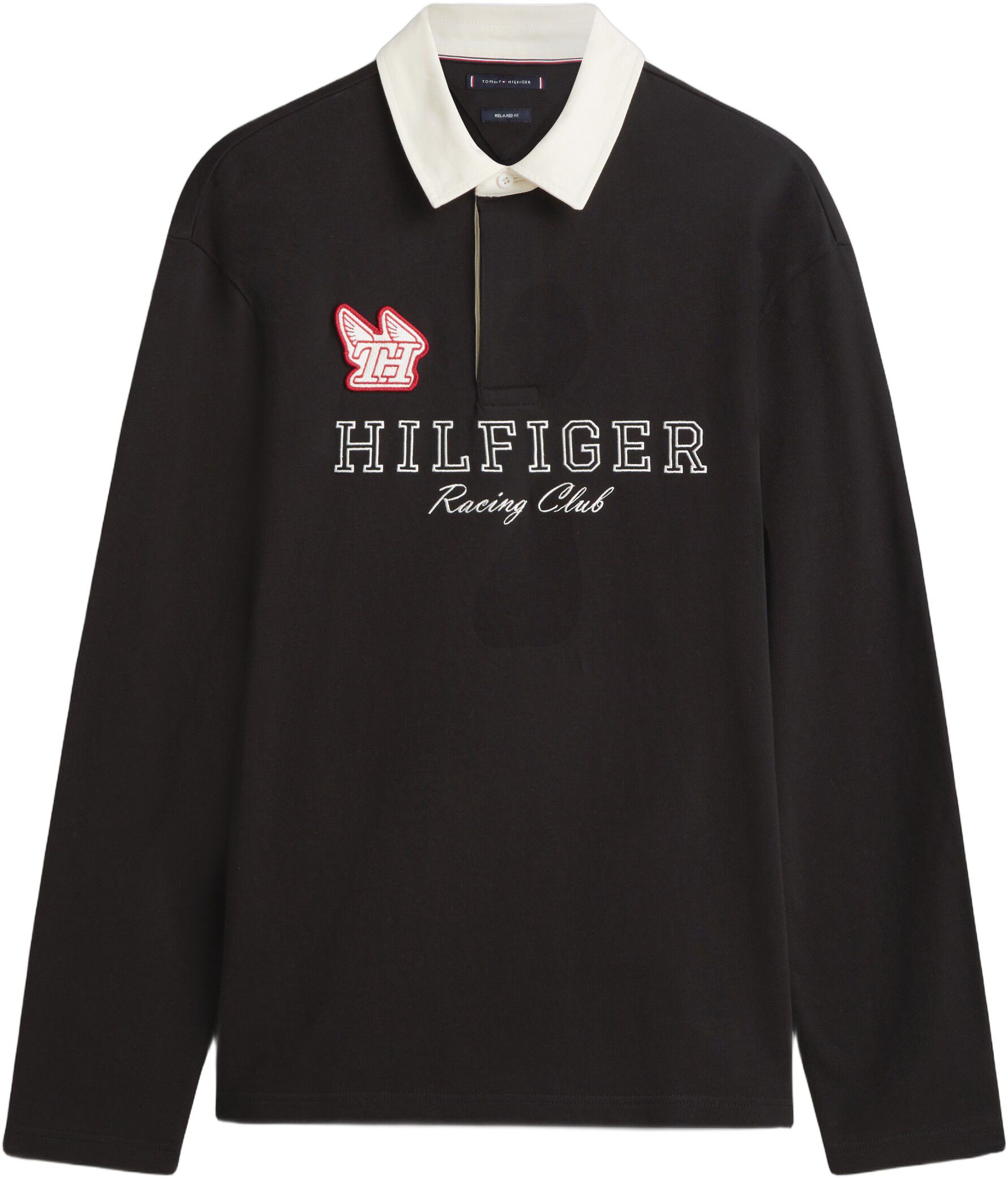 Logo Appliqu&eacute; Relaxed Rugby Polo Shirt