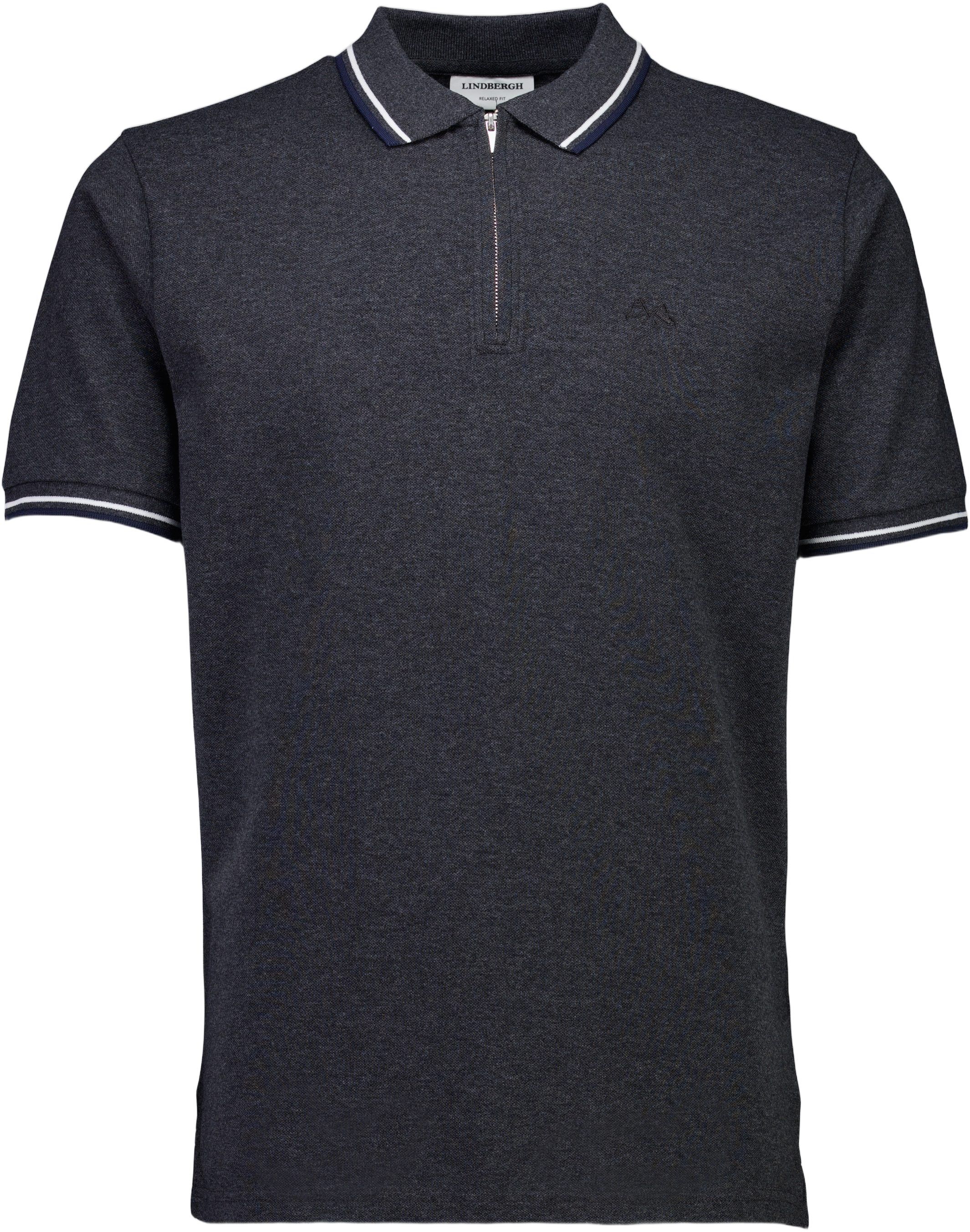 Polo shirt with zip recycled