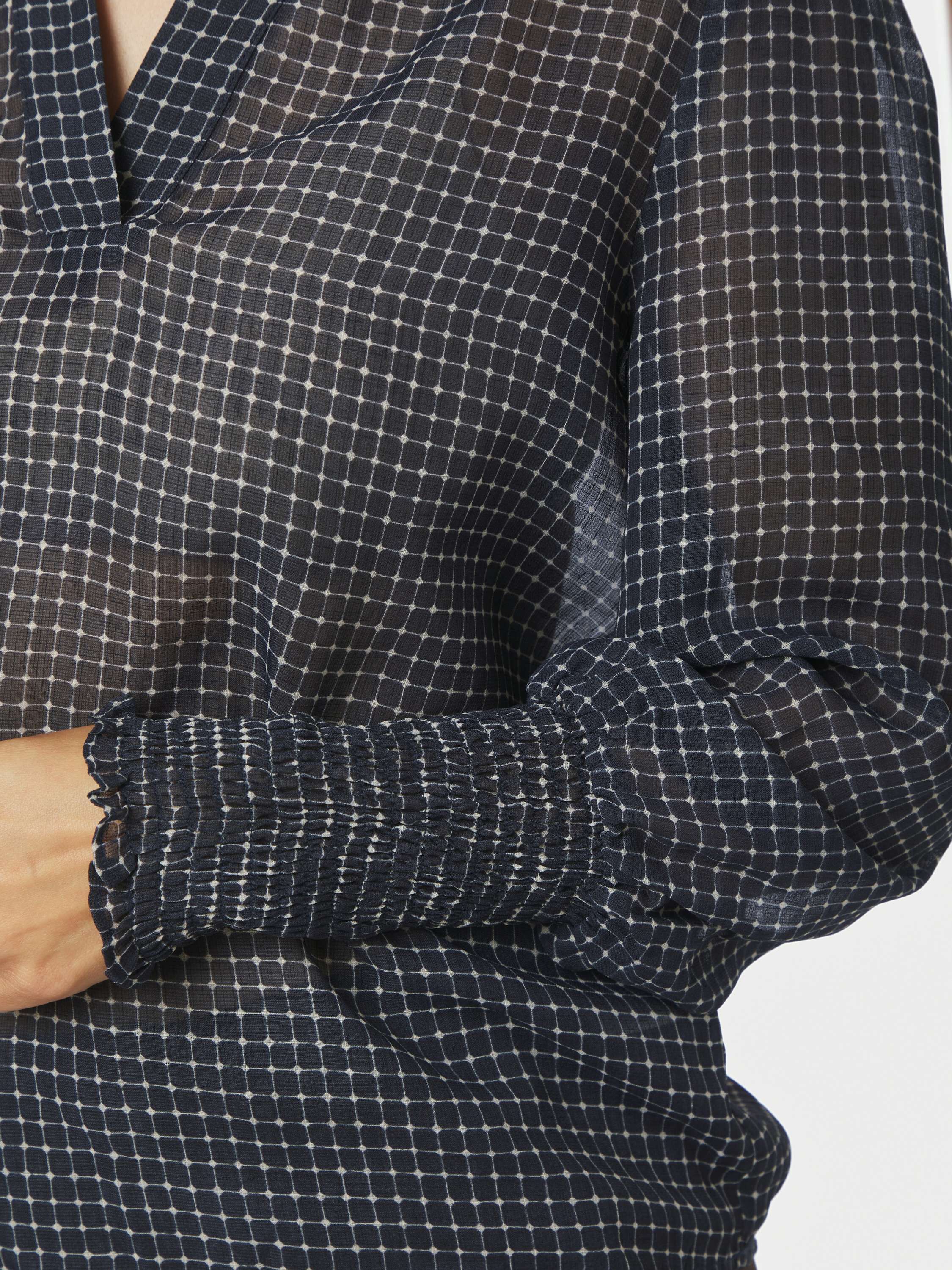 Landa Simple Check Blouse