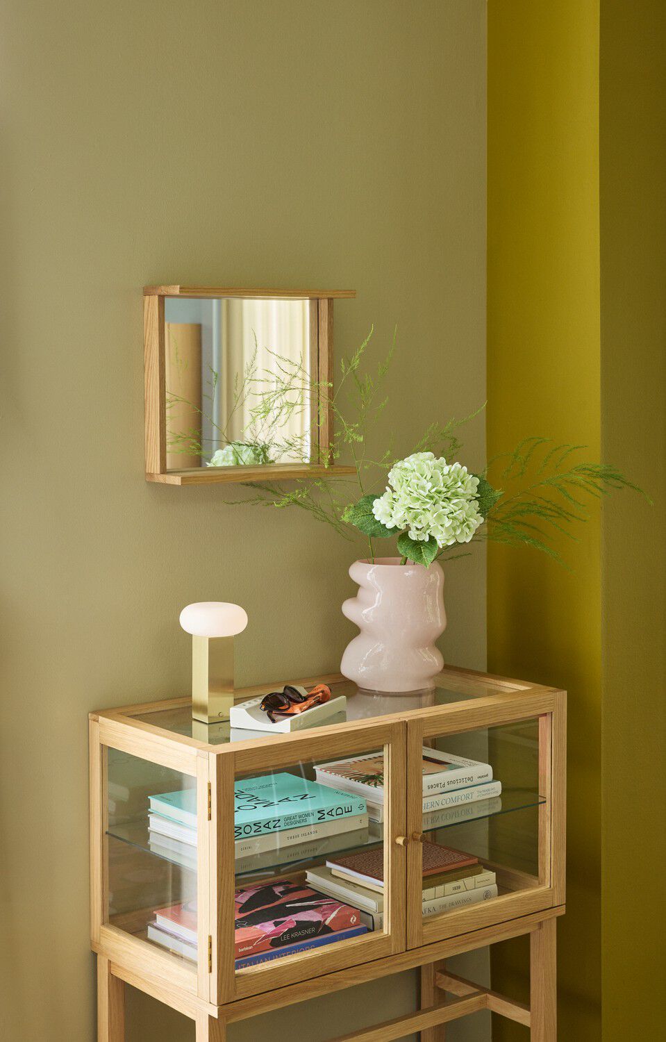 Low Portable Lamp Brass