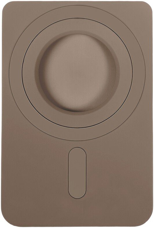 Card Holder Silicone, Magsafe Compatible Mocha Brown