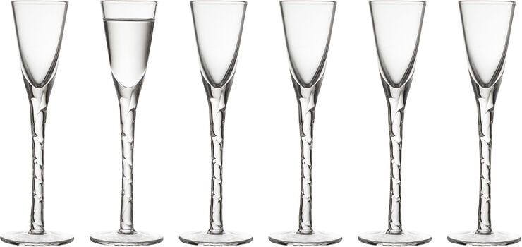 Snapsglas Paris 2,5 cl 6 st Klar