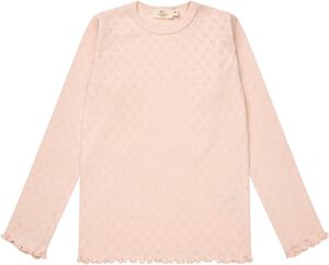 POINTELLE HEART LS TEE