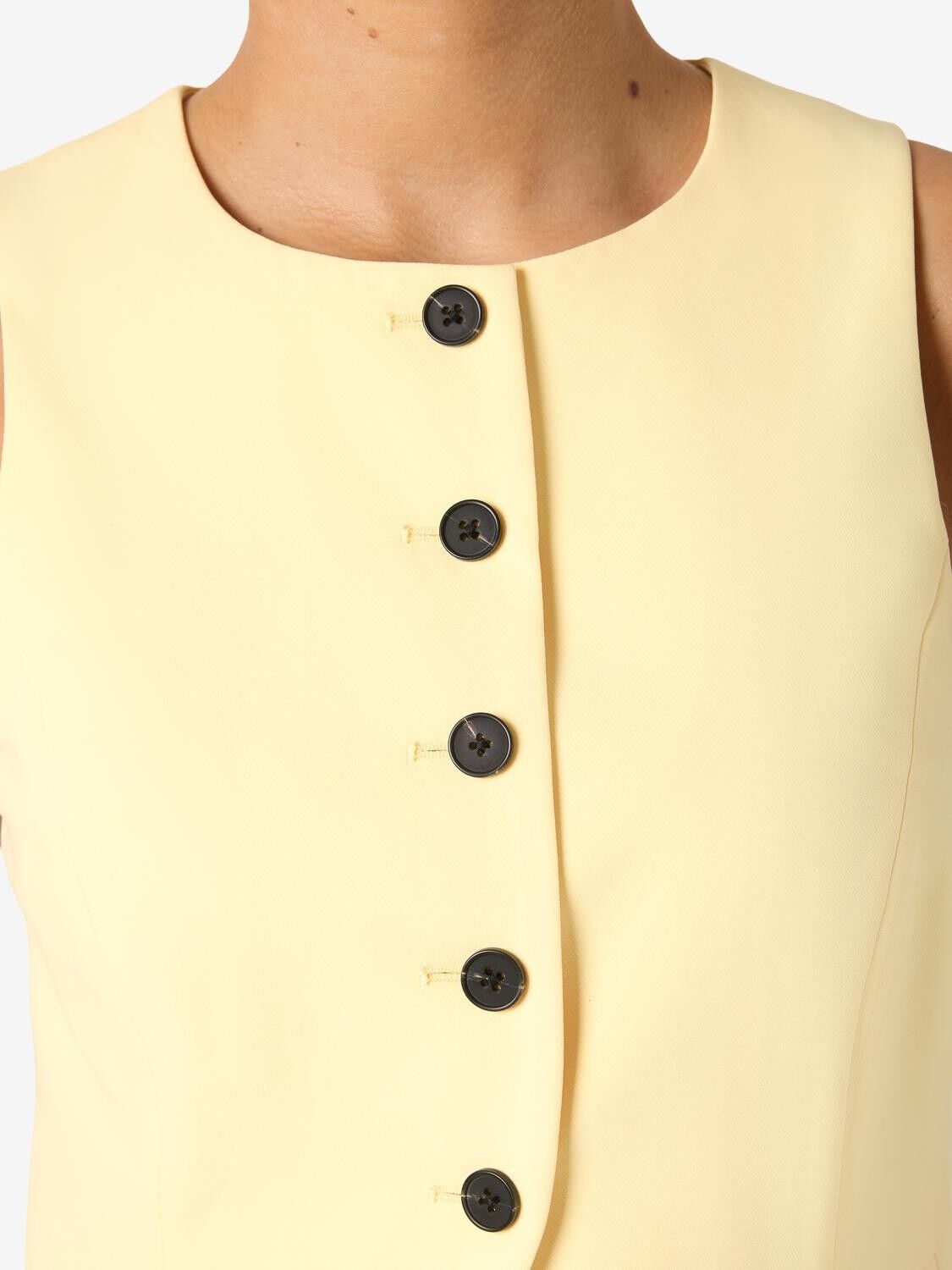 Nmmaile S/L O-Neck Waistcoat