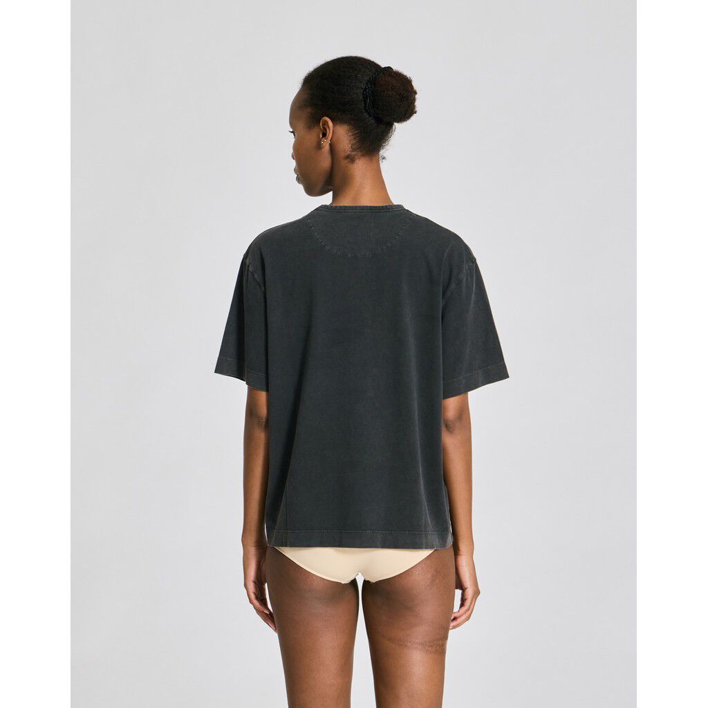 Sally S/S Cotton Top Single Jersey Vintage Look