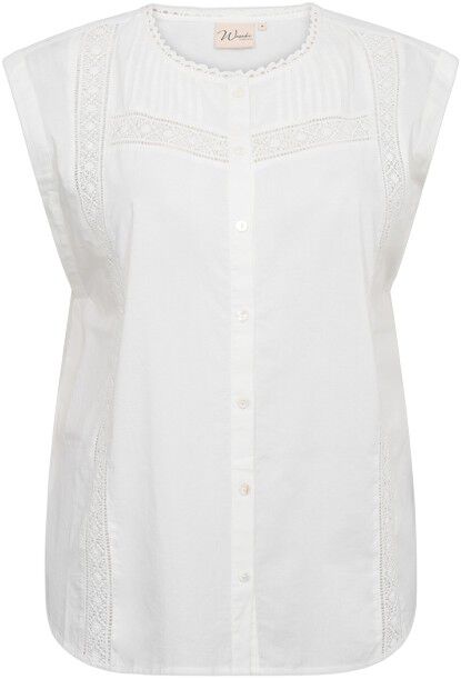 Curvy WA-MARY 1 Bluse Hvid