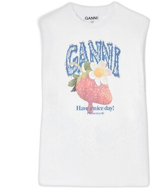 Basic Cotton Jersey Strawberry