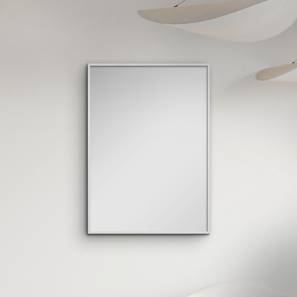 White Wood Mirror