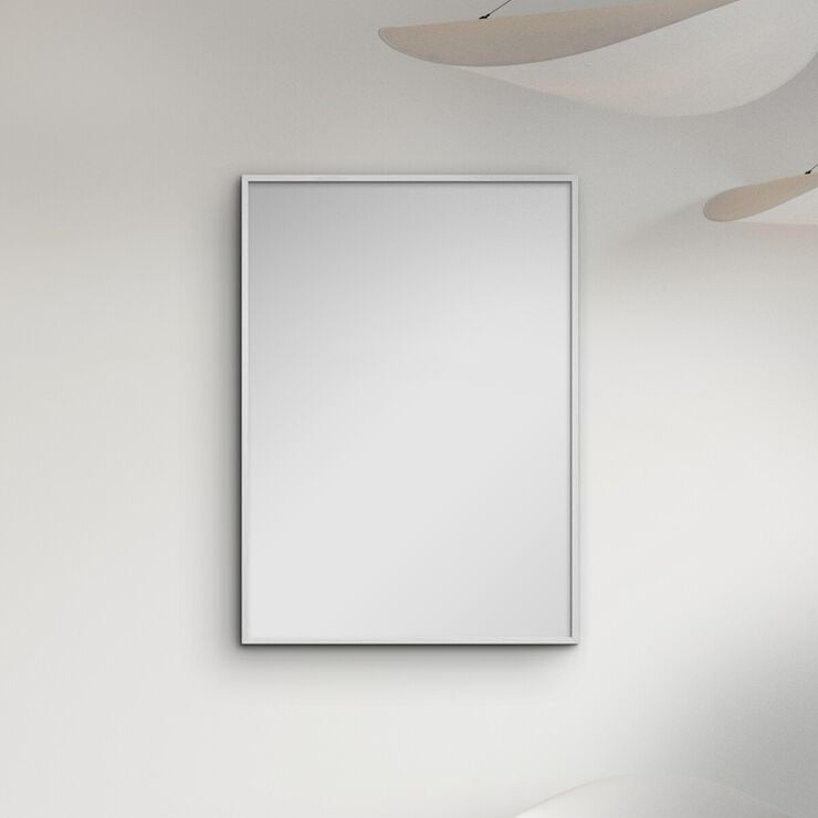 White Wood Mirror