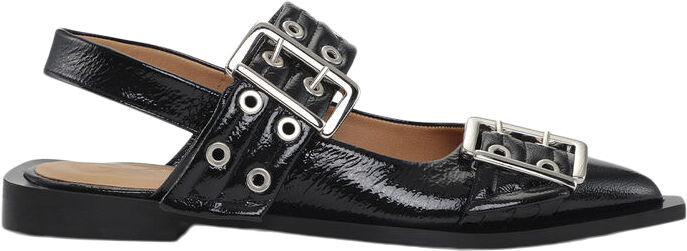 Feminine Buckle Ballerina Naplack