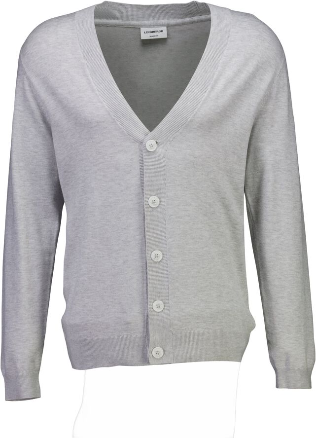 Ecovero v-neck button cardigan