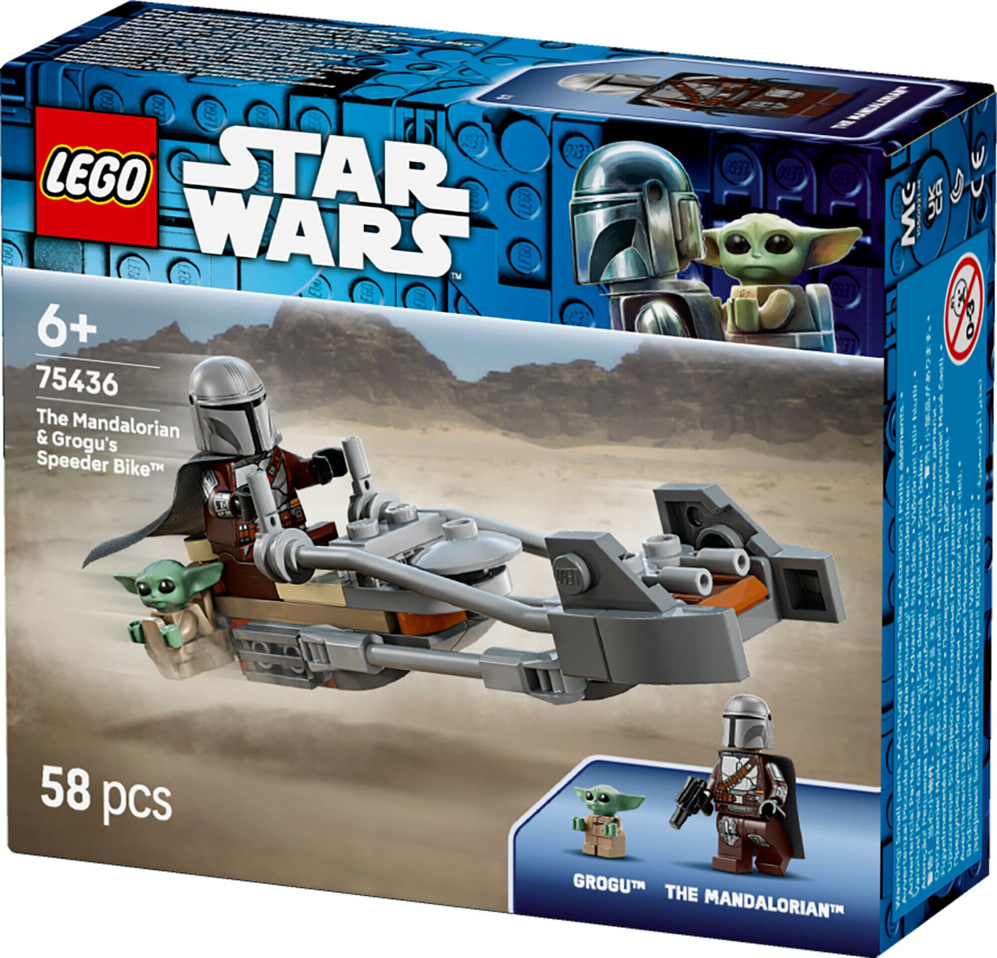 Mandalorianeren og Grogus speederbike 75436