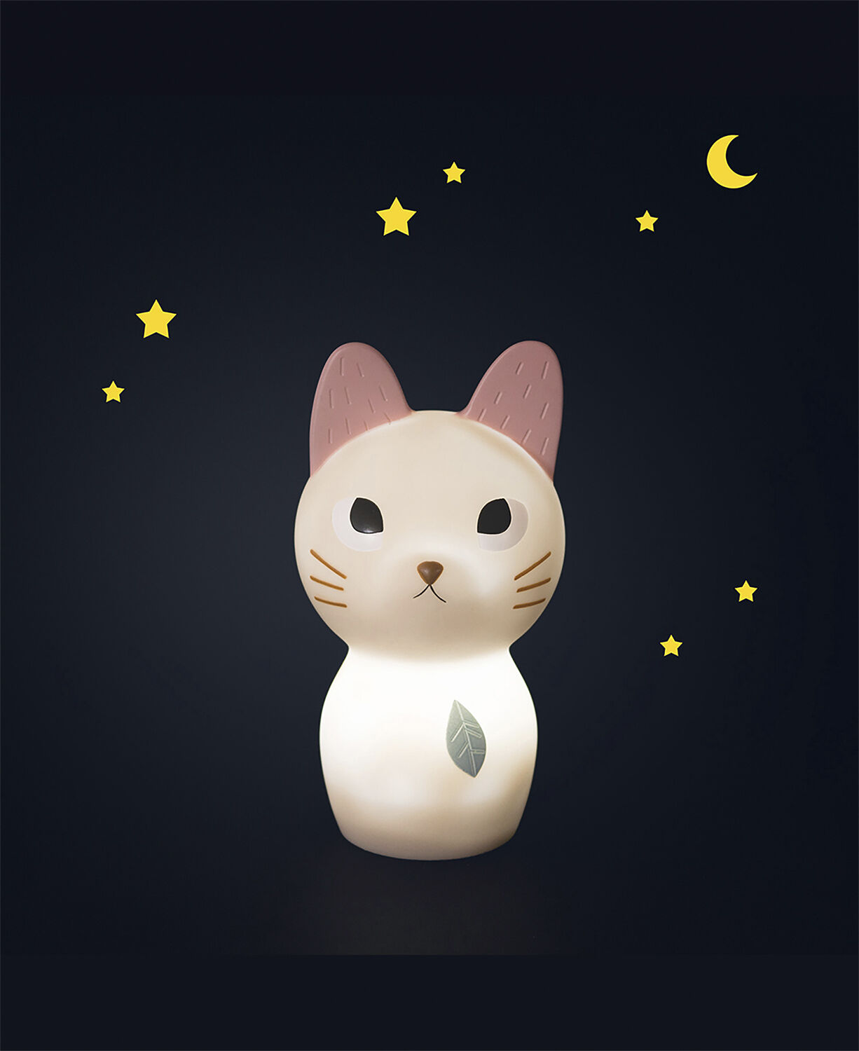 Moulin Roty - V&aring;gelampe - Kat USB opladelig