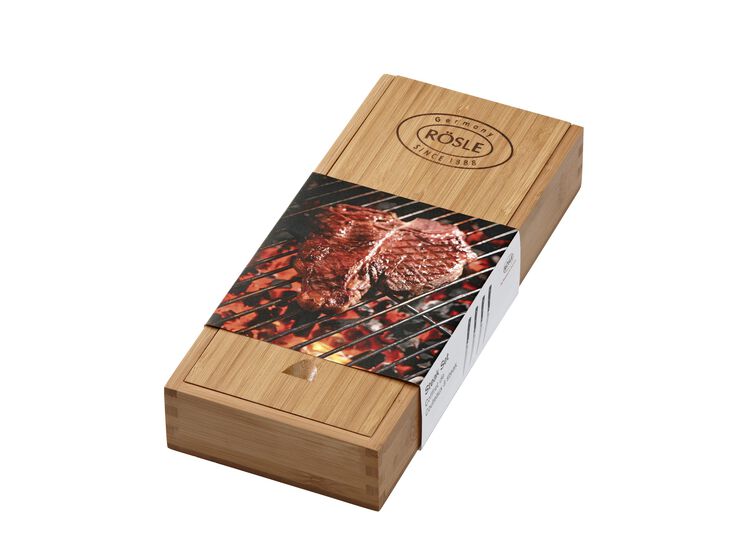 Grillkniv 23,5 cm 4 st Rostfritt stål/POM