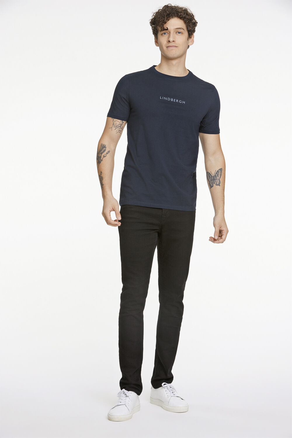 Lindbergh print tee S/S