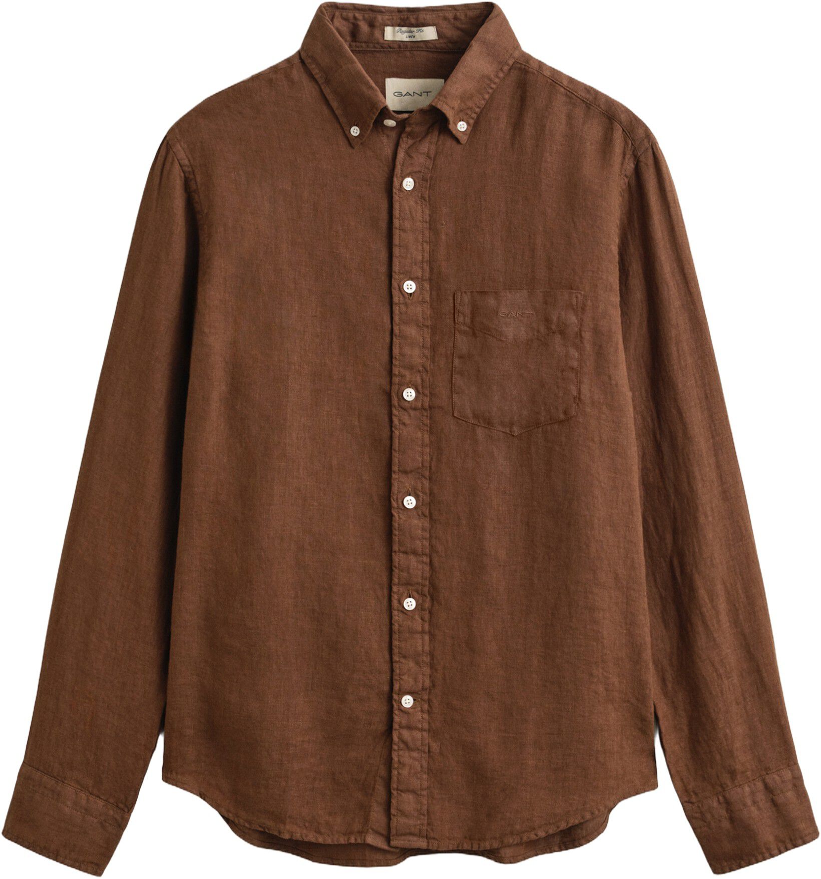 REG GMNT DYED LINEN SHIRT