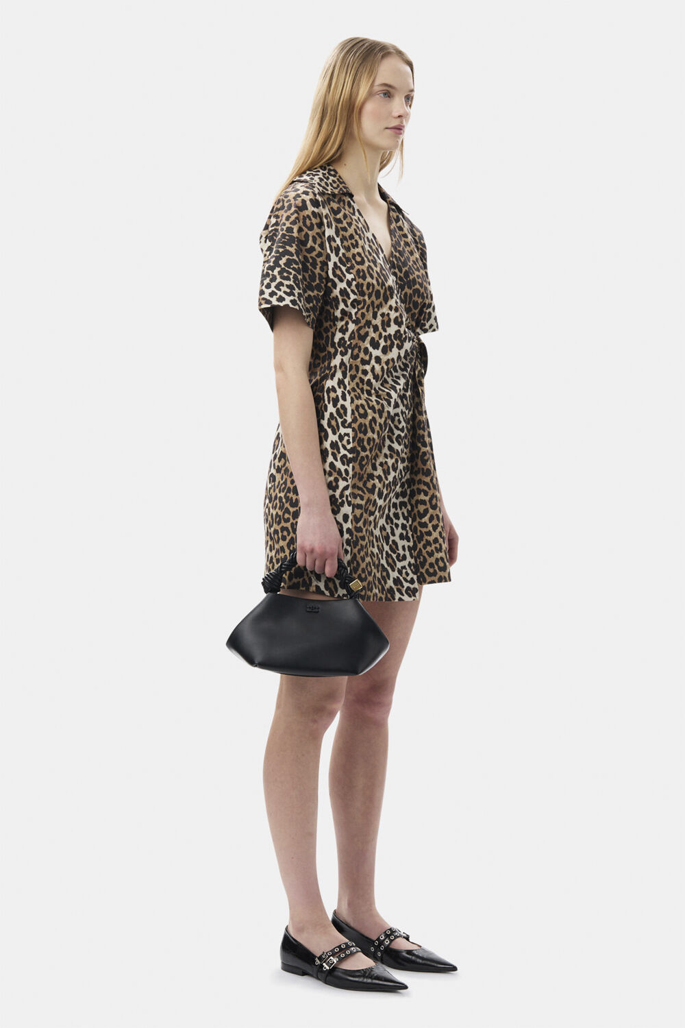 Ganni Bou Bag Small Croco