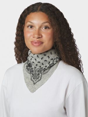 Ariya Paisley Knit Scarf