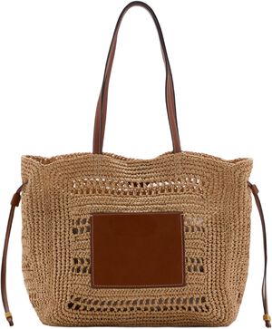 Natural fibre shopper bag