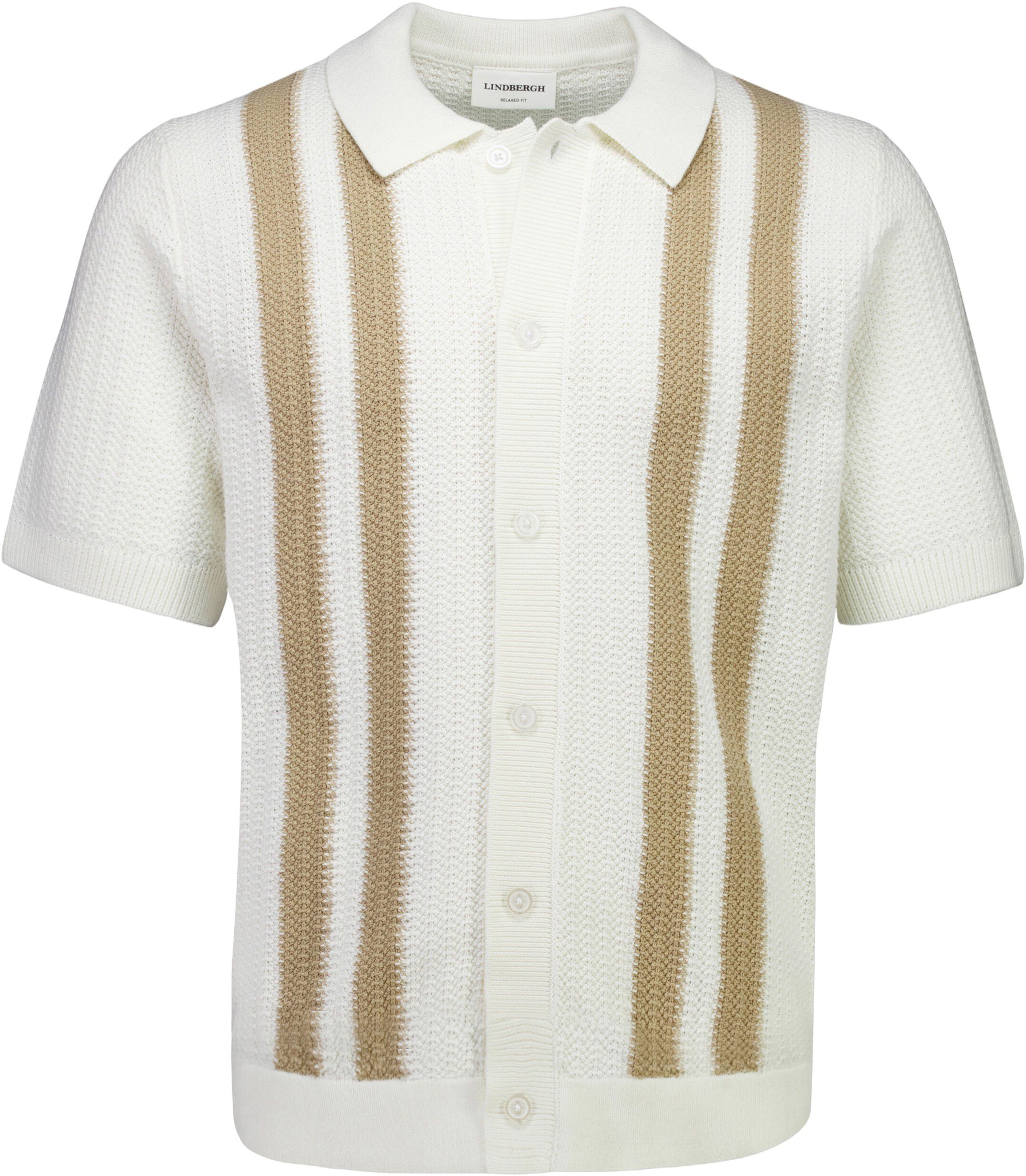 Knitted polo cardigan