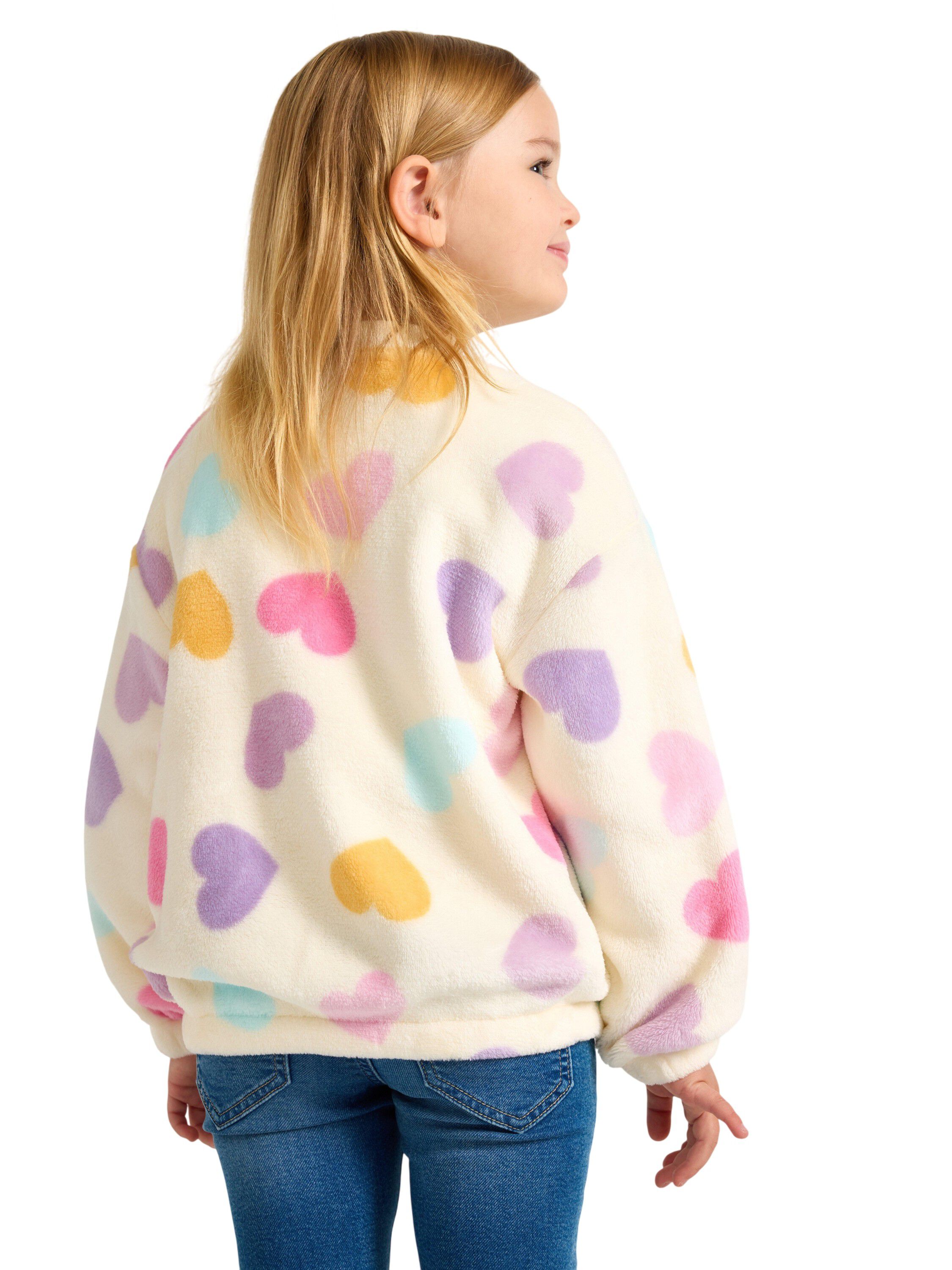 Soft and cosy fleece jacket with zi