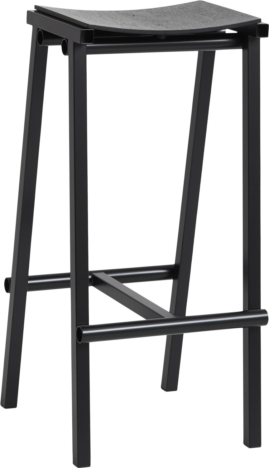 Taburete 8 Bar stool High Black pow