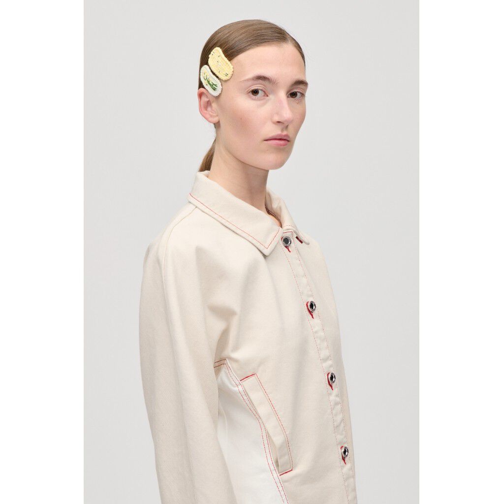 2477 Hair Accessories, Hand Crocheted Hair Clip