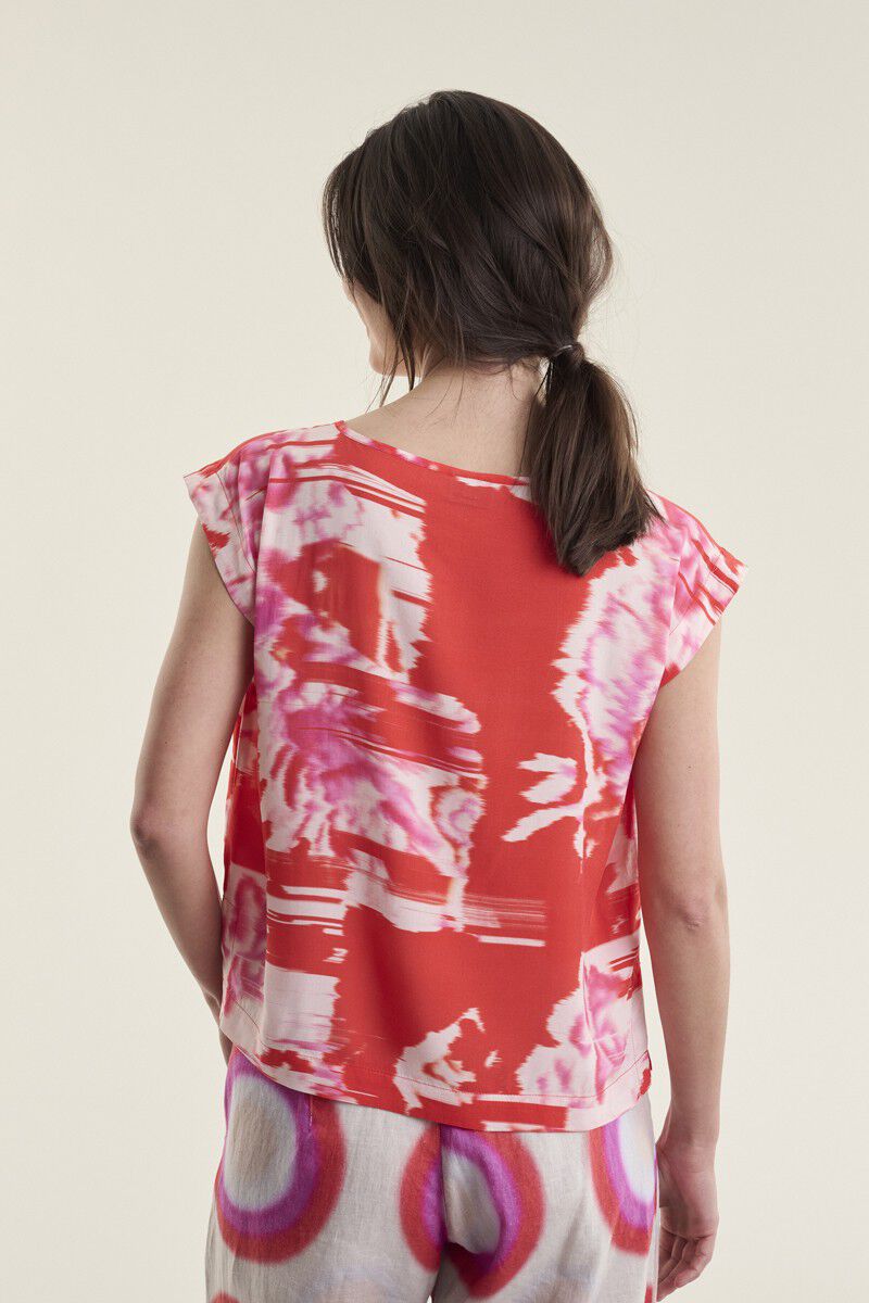 Haru rundhalset bluse