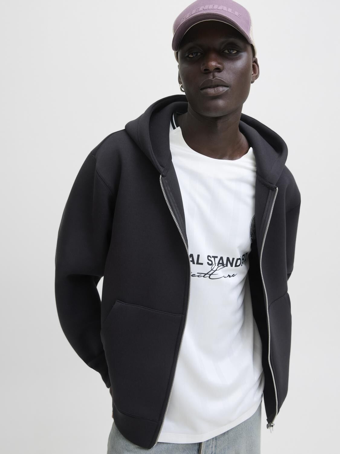 Jcocover Scuba Sweat Zip Hood Sn