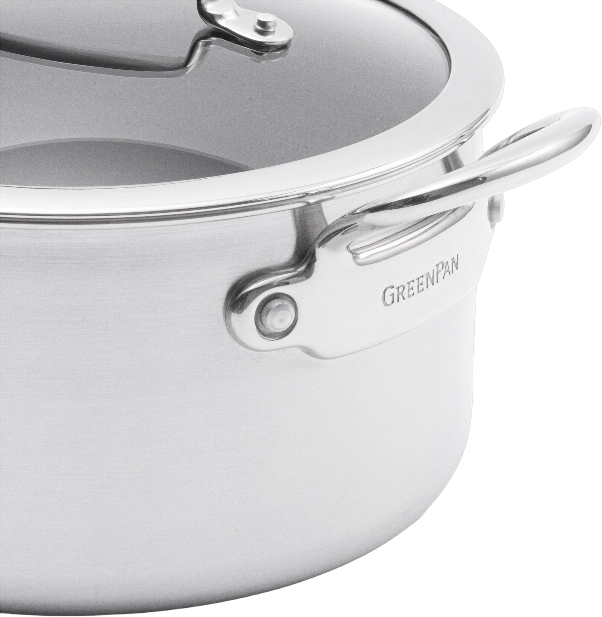 GreenPan Premiere 5PLY SS Casserole 18cm/2,1L