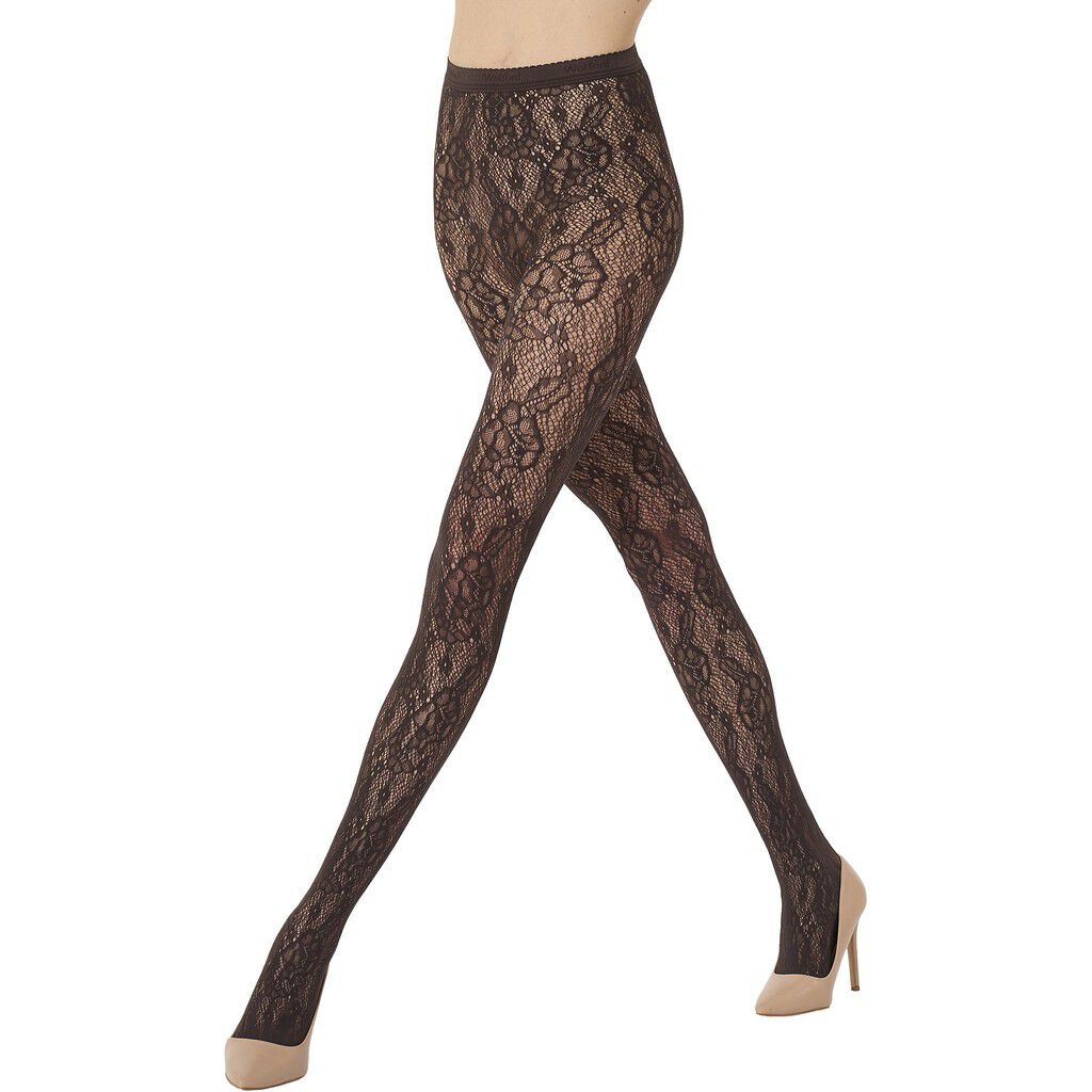 Infinite Rose Net Tights
