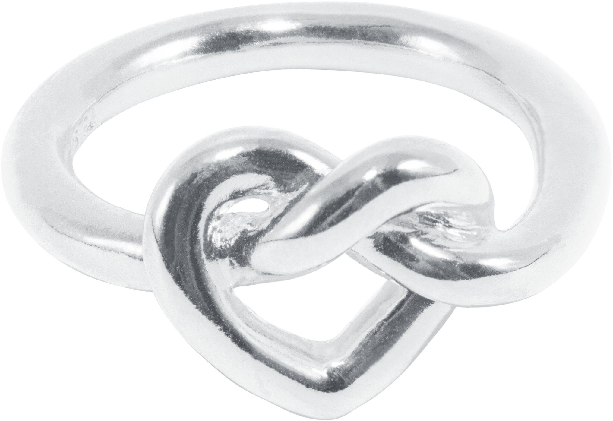 Big Tied Heart Ring
